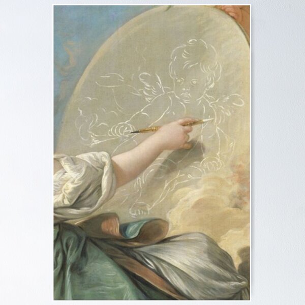 Item preview, Allegory of Painting by François Boucher designed and sold by Ethereal Amour.