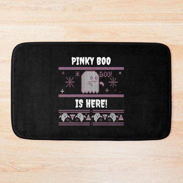 Item preview,  PINKY BOO IS HERE! new trending cute pink little ghost pattern with candy corn knitted Halloween design 2021  designed and sold by TeenLake.