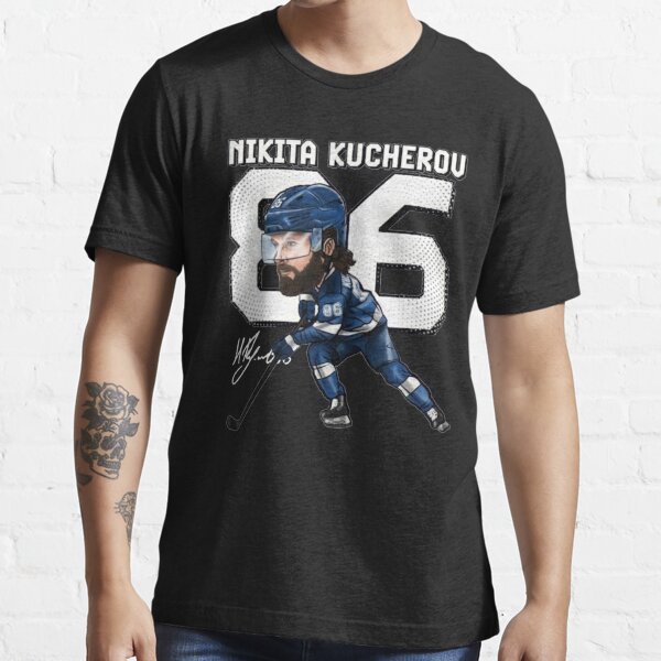 Tampa Bay Lightning Nikita Kucherov W Offset Wht Shirt, hoodie, sweater,  long sleeve and tank top