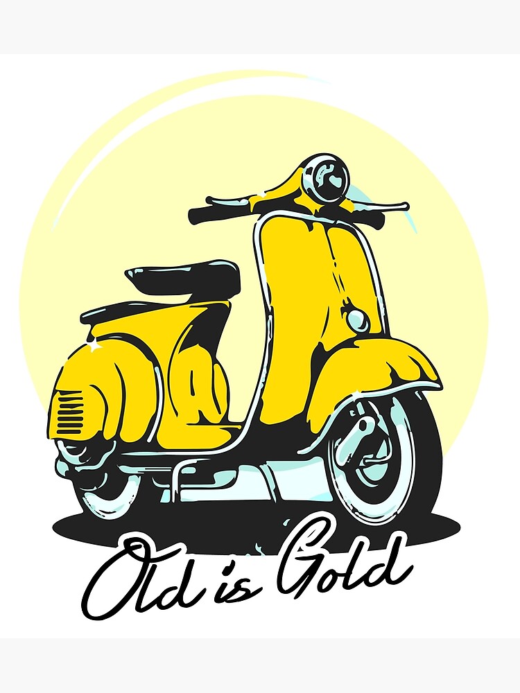 "Old is gold" Poster by Ghidorah0 Redbubble