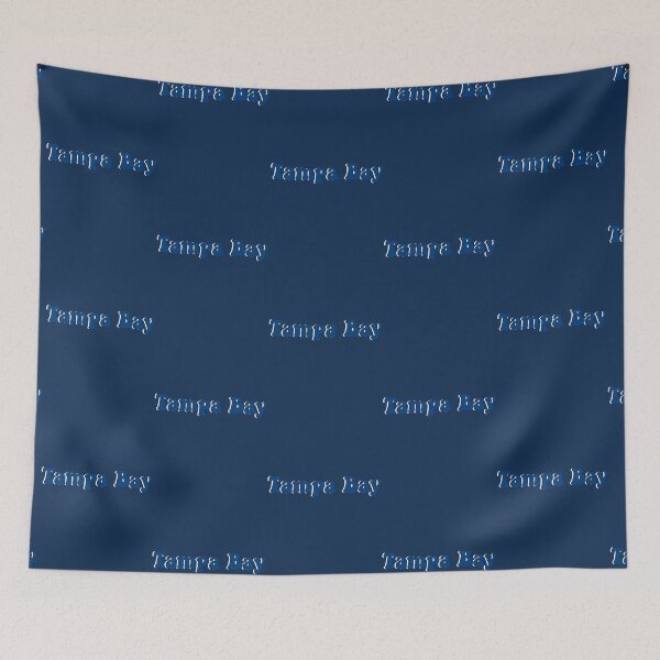 Item preview, Tampa Bay Blue over White designed and sold by Cuteandbroke.