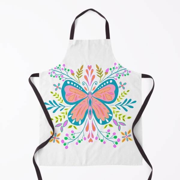 Item preview, Modern Butterfly with Botanical Patterns - Colourful designed and sold by Shalini Bisht.