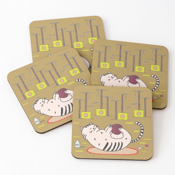 Item preview, A cute cat is playing designed and sold by PODapparel.