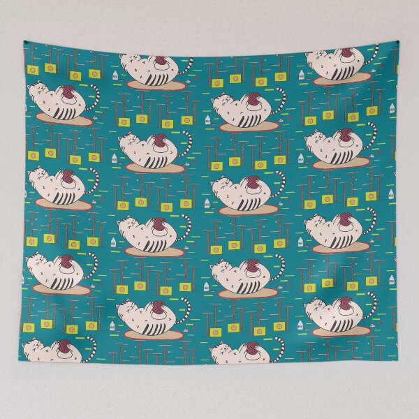 Item preview, A cute cat is playing designed and sold by PODapparel.