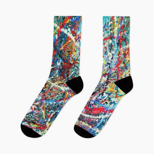 Item preview, Green Energy, Abstract art, multicolor splash designed and sold by Peter Keresztury.