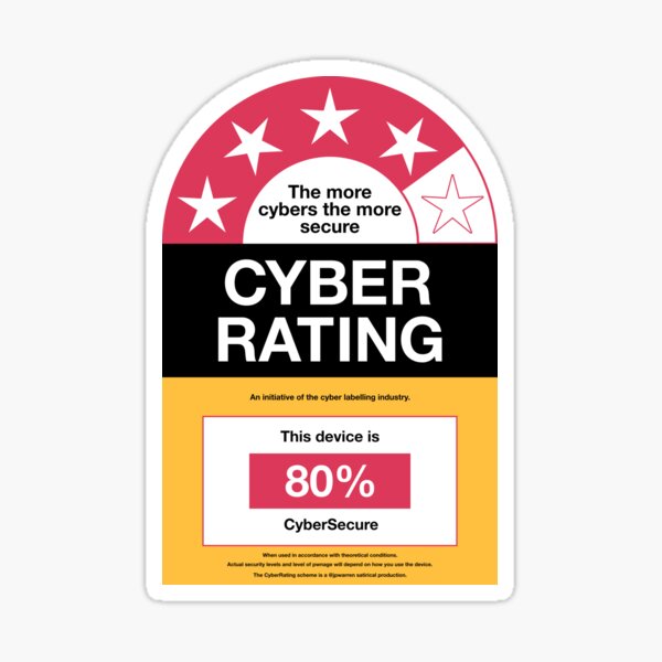 CyberRating: 80% CyberSecure Sticker