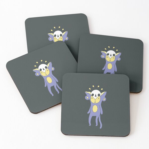 Item preview, monkey peel - colorful monkey head peeling off showing skull design (blue 5) designed and sold by bantaam.