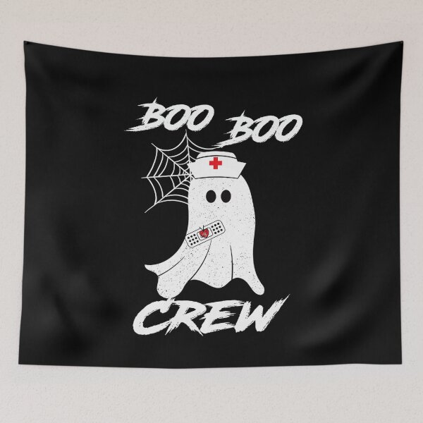 Item preview, Boo Boo Crew Nurse Ghost Funny Halloween Costume  designed and sold by glynismalcolm.