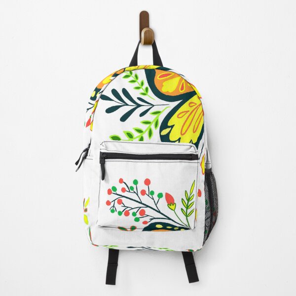 Item preview, Modern Butterfly with Botanical Patterns - YELLOW & colourful designed and sold by Shalini Bisht.