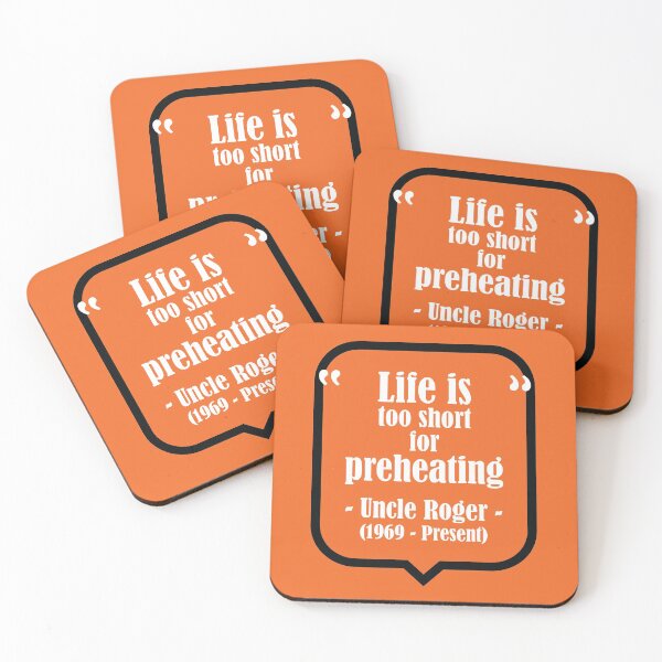 Item preview, Uncle Roger Life is Too Short for Preheating designed and sold by artColourized.
