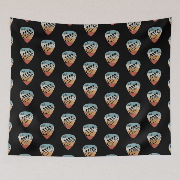 Item preview, Pick Bass Guitar Vintage Theme designed and sold by nightsworthy.