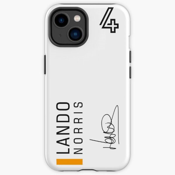 Lando Norris (Weiß) iPhone Robuste Hülle