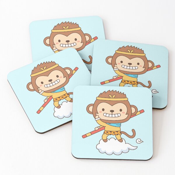 Item preview, Cute Monkey King Sun Wu Kong Doodle designed and sold by rustydoodle.