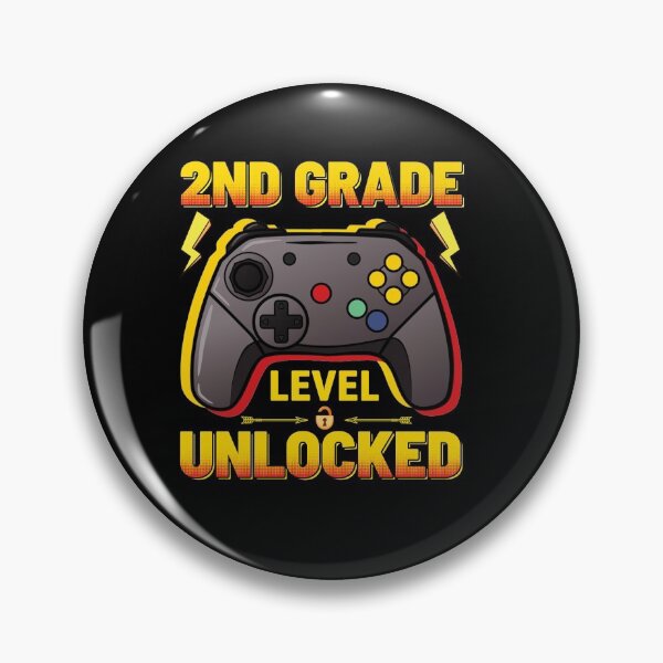 Item preview, 2nd Grade Level Unlocked Back to School Gamer Boys Girls Gifts designed and sold by TrenddyArts.