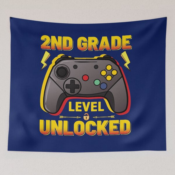 Item preview, 2nd Grade Level Unlocked Back to School Gamer Boys Girls Gifts designed and sold by TrenddyArts.