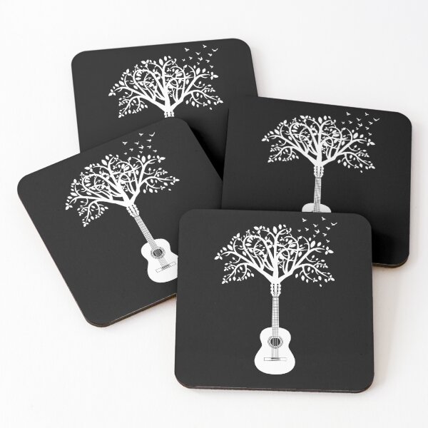 Item preview, Classical Guitar Tree Dark Theme designed and sold by nightsworthy.