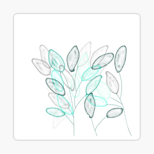Leaves Blooming - Watercolour Botanicals Sticker