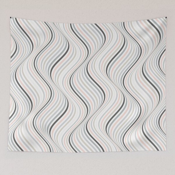 Item preview, Abstract Scandinavian Style Design Wave Seamless Pattern designed and sold by Peekonet.