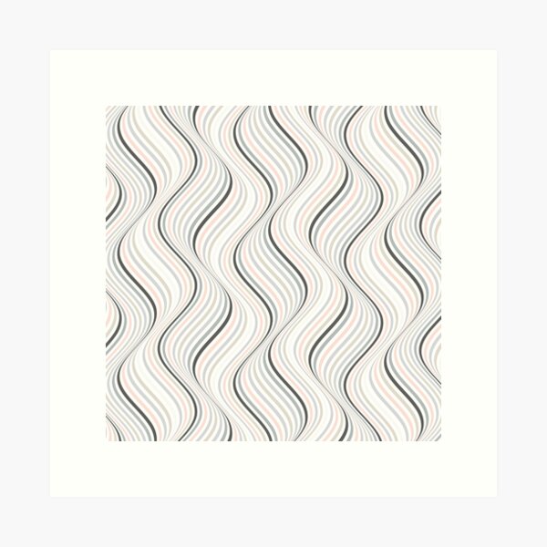 Item preview, Abstract Scandinavian Style Design Wave Seamless Pattern designed and sold by Peekonet.