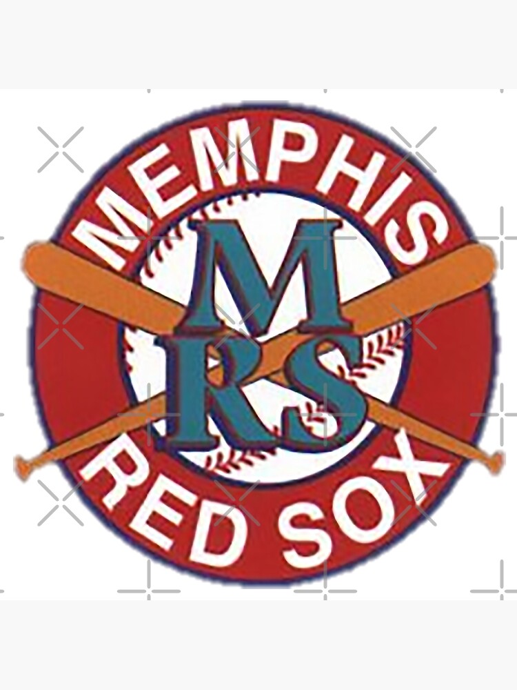 MEMPHIS RED SOX NEGRO LEAGUE BASEBALL 6" TEAM LOGO PATCH