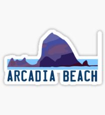 Arcardia Beach. Sticker