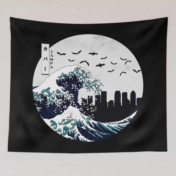 Item preview, Tampa Kanagawa Wave Dark designed and sold by DFerraz.