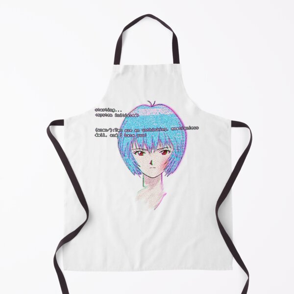 Item preview, Ayanami Rei Glitched Sticker designed and sold by SzaboVilmos.