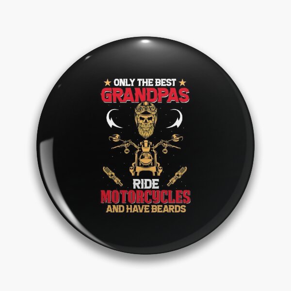 Item preview, Only the best grandpas ride motorcycles and have beards designed and sold by Zexten.