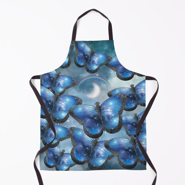 Item preview, Blue Butterflies and a Rainbow Moon designed and sold by SeaChangeDesign.