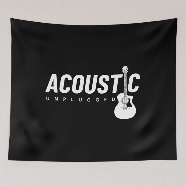 Item preview, Acoustic Unplugged Acoustic Guitar Dark Theme designed and sold by nightsworthy.