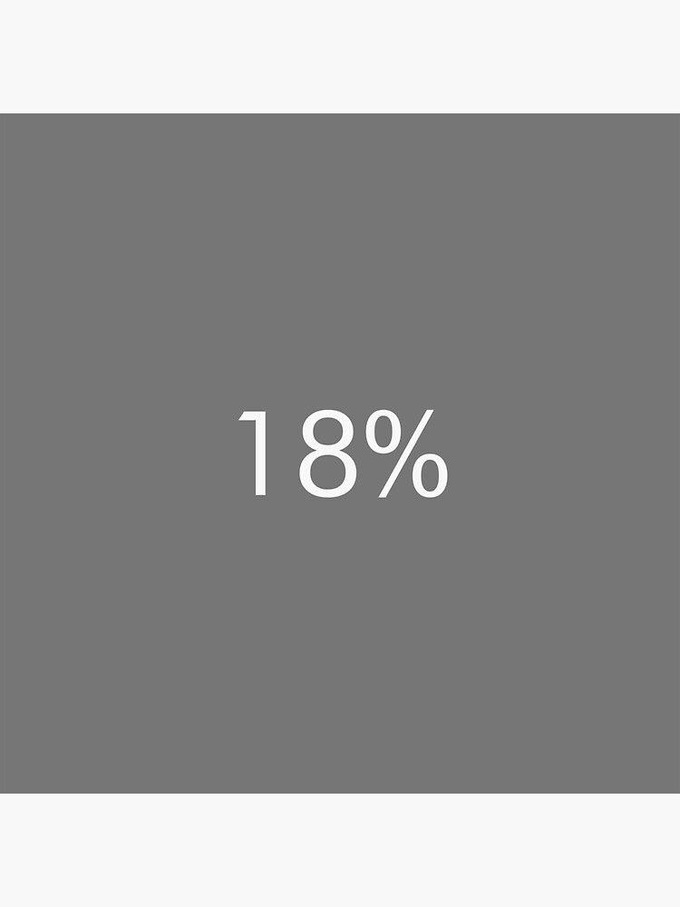 quot 18 Grey card quot Sticker for Sale - Bg,f8f8f8 Flat,750x,075,f Pad,750x1000,f8f8f8 