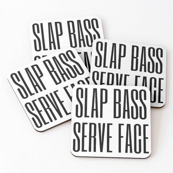 Item preview, slap bass, serve face - black designed and sold by zanevxz-store.