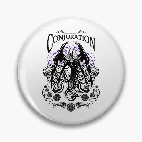 Item preview, Conjuration - RPG Magic School Series Noir Poster designed and sold by SzaboVilmos.