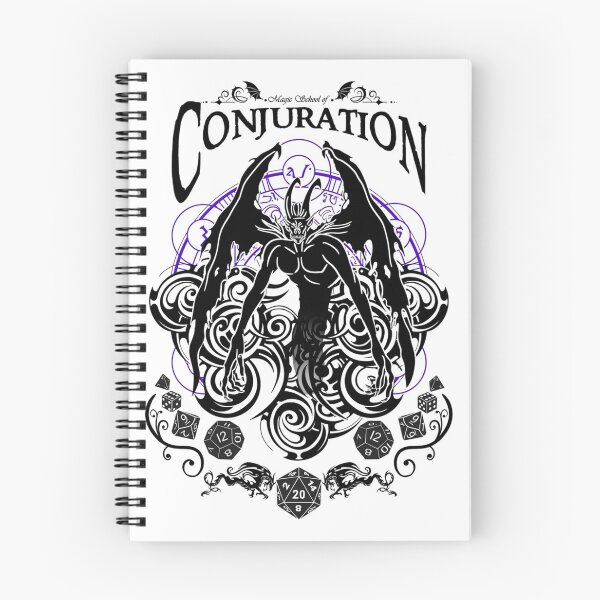 Item preview, Conjuration - RPG Magic School Series Noir Poster designed and sold by SzaboVilmos.