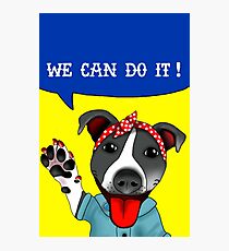 Lu the Riveter! Photographic Print