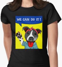 Lu the Riveter! Women's Fitted T-Shirt