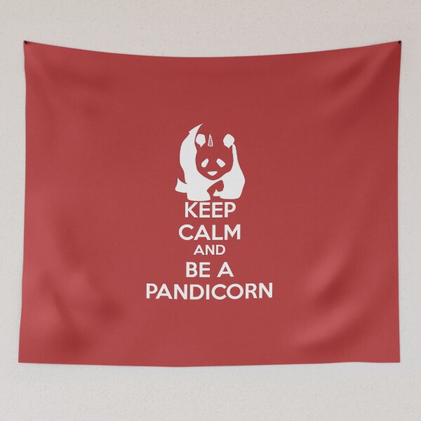 Item preview, Keep Calm And Be A PandiCorn - White Logo Design designed and sold by 108dragons.