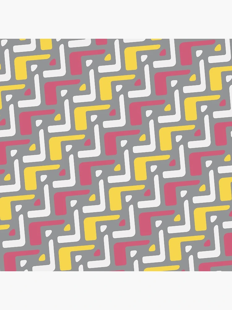 Thumbnail 4 of 4, Clock, Retro Color Mix Pattern designed and sold by JoyforU.
