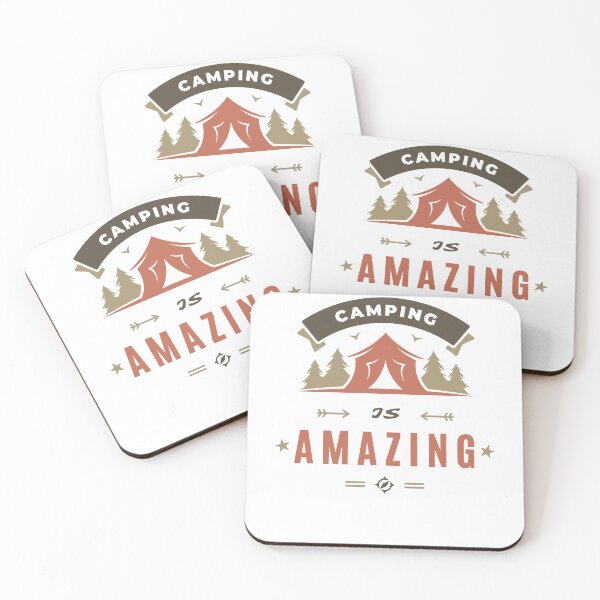 Item preview, camping is amazing tee designed and sold by Tiarsh Fashion.