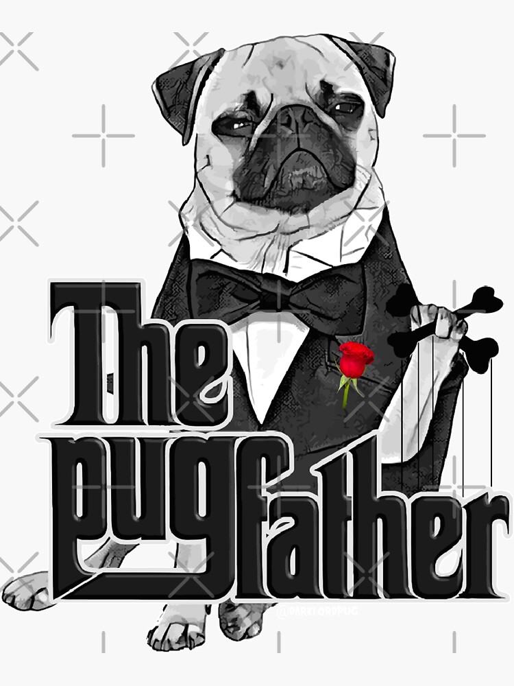 The Pugfather by darklordpug