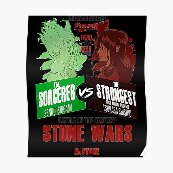 4k Dr Stone Stone Wars Senku Ishigami Poster By Otakuparadise11 Redbubble