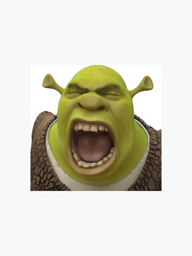 Shrek Screaming Blank Template - Imgflip