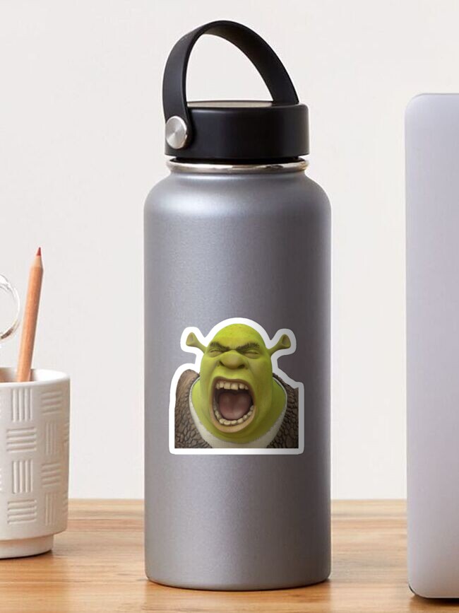 Screaming Shrek  Metal Print for Sale by SunnyMoonCrafts