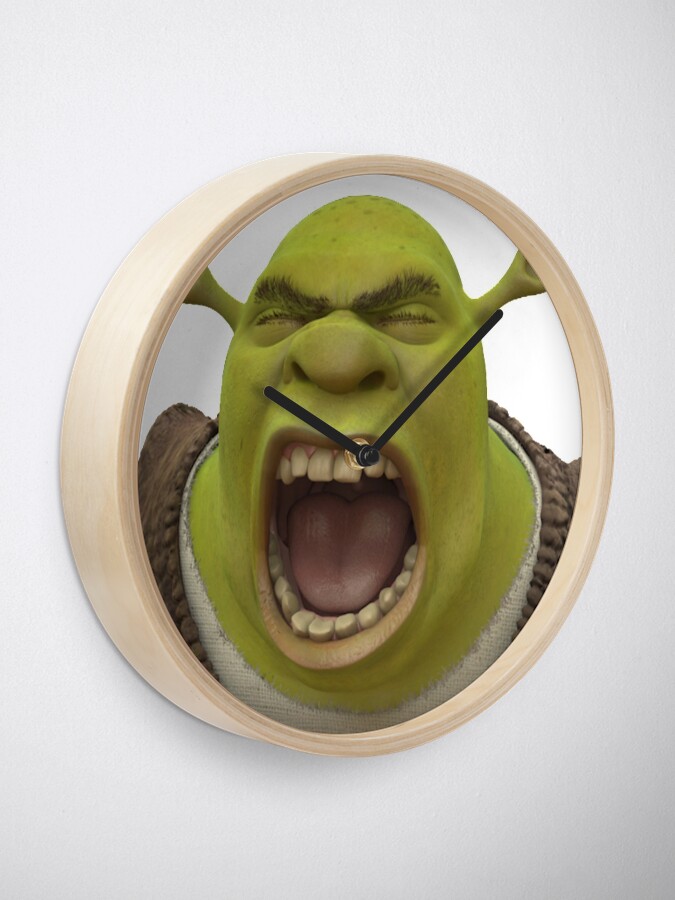 Screaming Shrek  Metal Print for Sale by SunnyMoonCrafts