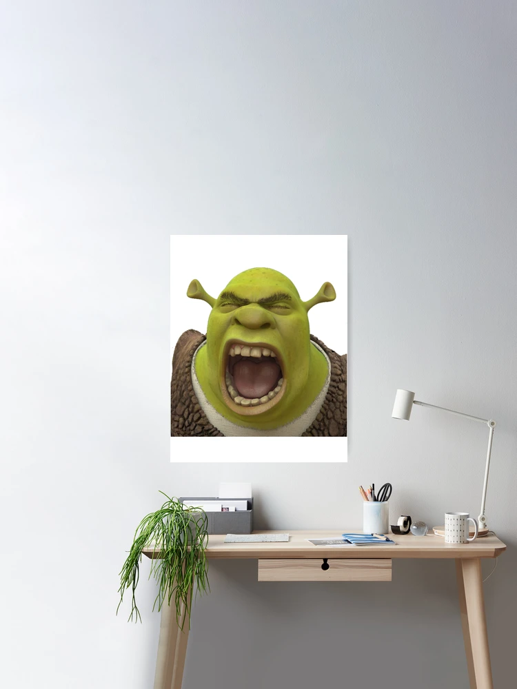 Screaming Shrek  Art Board Print for Sale by SunnyMoonCrafts