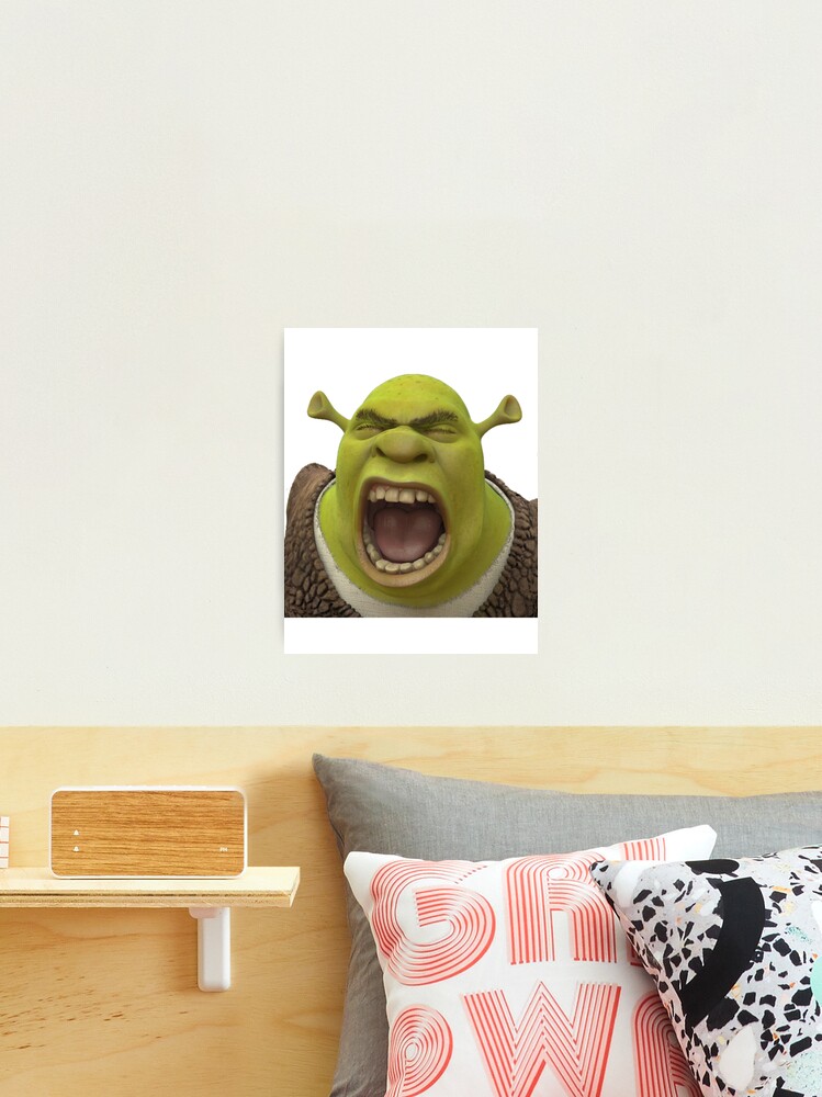 Screaming Shrek  Art Board Print for Sale by SunnyMoonCrafts