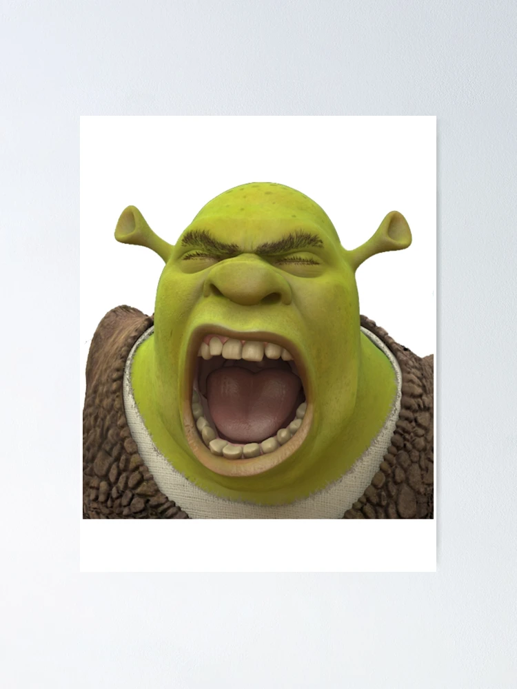 Screaming Shrek | Postcard