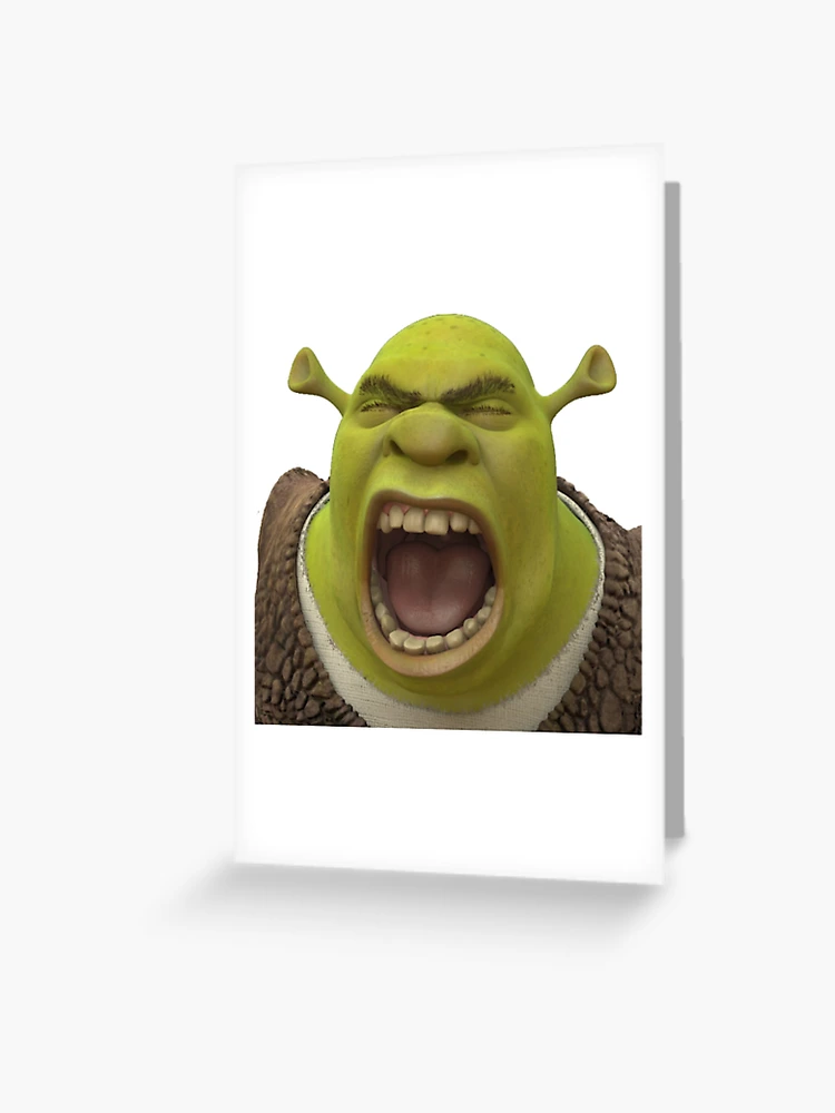 Tarjetas de felicitación for Sale con la obra «Shrek gritando» de  Matthew554a