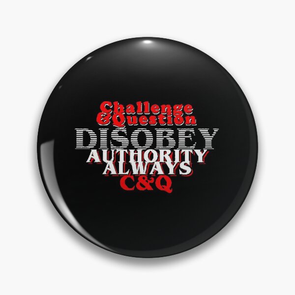 Item preview, Disobey Authority  designed and sold by auGotchy18.