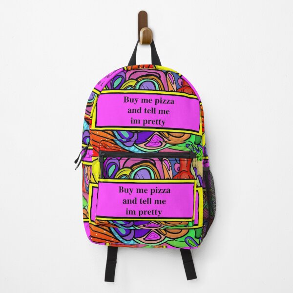 Item preview, buy me pizza and tell me im pretty designed and sold by sarina G.